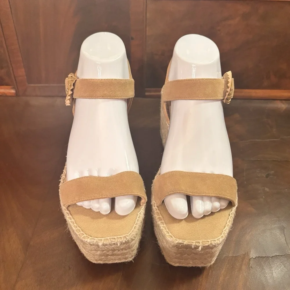 Boden beige leather